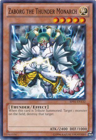 Zaborg the Thunder Monarch BP01-EN132