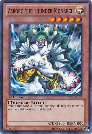 Zaborg the Thunder Monarch [1st Edition] BP01-EN132