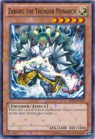 Zaborg the Thunder Monarch [Starfoil Rare] BP01-EN132