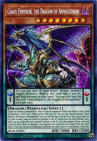 Chaos Emperor, the Dragon of Armageddon BLAR-EN051