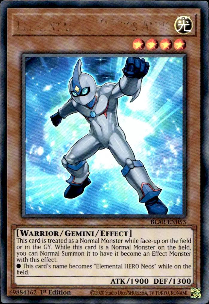 Elemental HERO Neos Alius [Misprint] BLAR-EN053