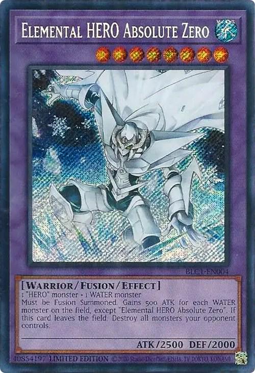 Elemental HERO Absolute Zero [1st Edition] BLC1-EN004