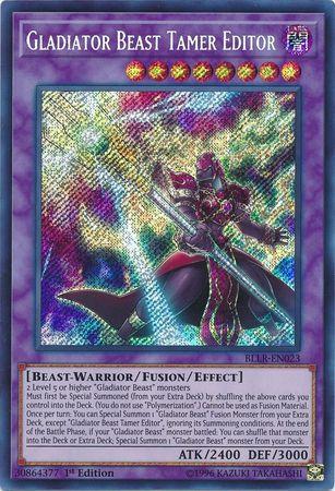 Gladiator Beast Tamer Editor BLLR-EN023