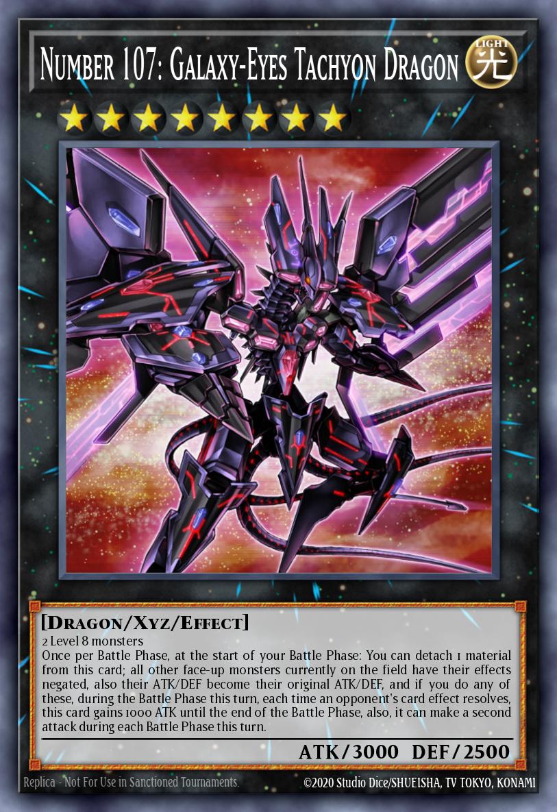 Number 107: Galaxy-Eyes Tachyon Dragon BLLR-EN067