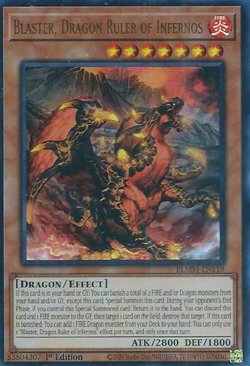 Blaster, Dragon Ruler of Infernos BLMM-EN119