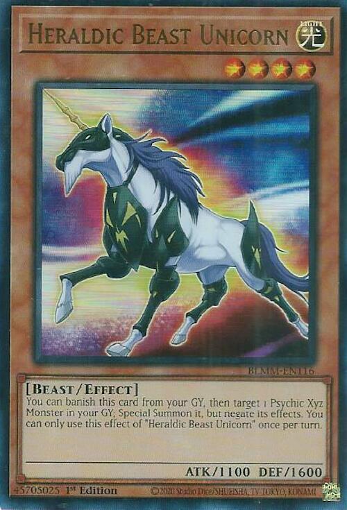 Heraldic Beast Unicorn BLMM-EN116