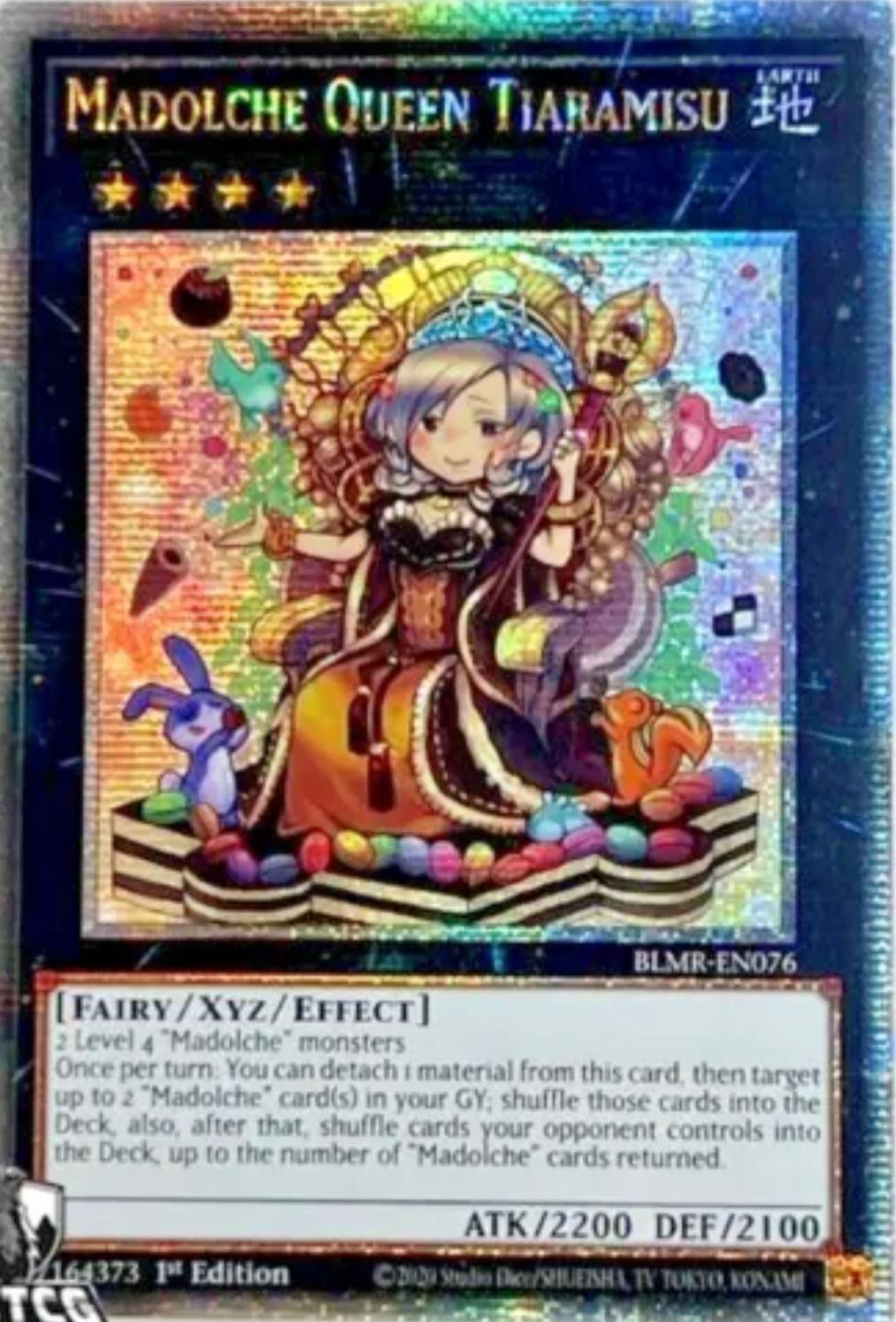 Madolche Queen Tiaramisu [Quarter Century Rare] BLMR-EN076
