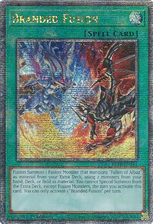 Branded Fusion [Quarter Century Secret Rare] BLTR-EN111