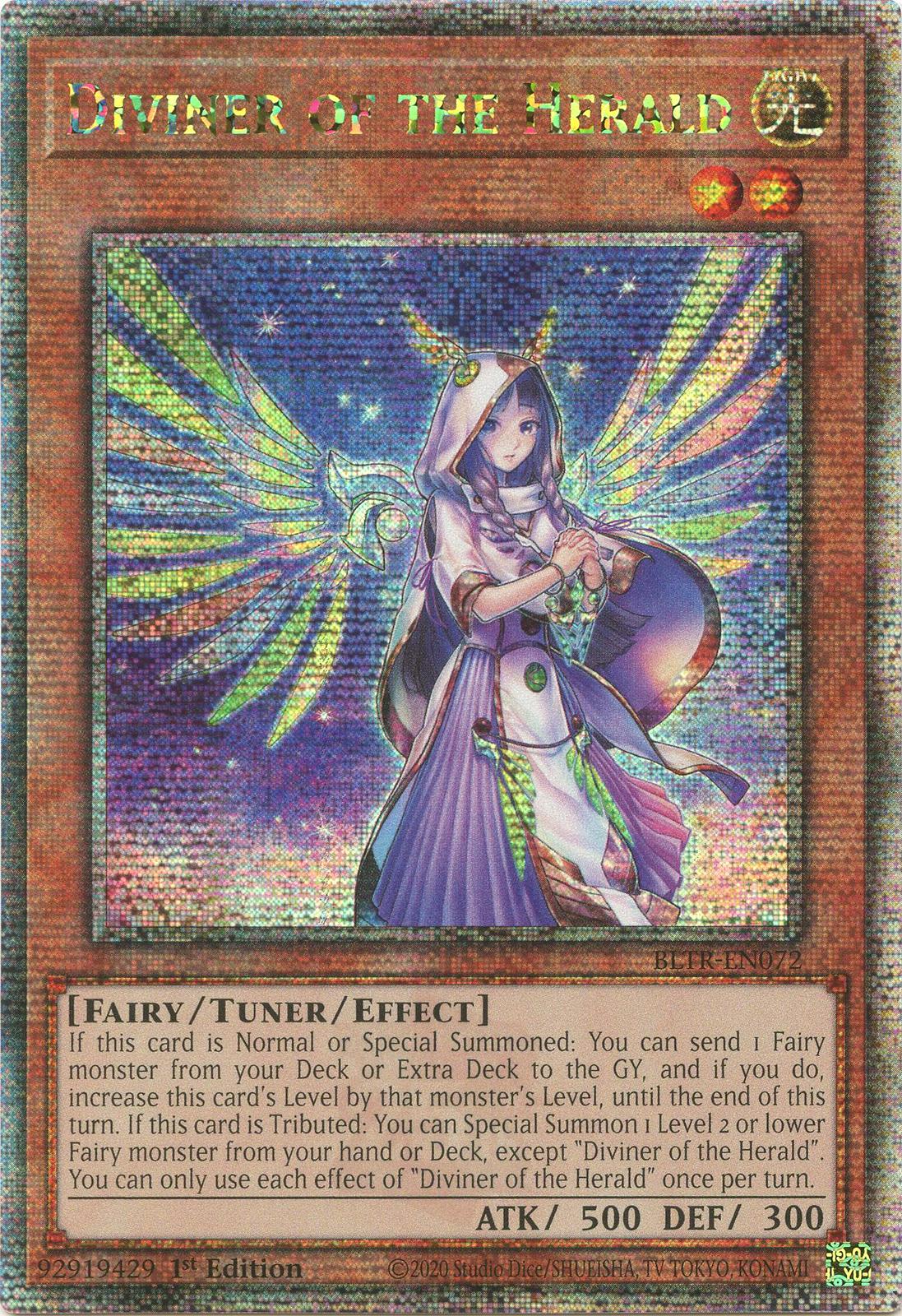 Diviner of the Herald [Quarter Century Secret Rare] BLTR-EN072