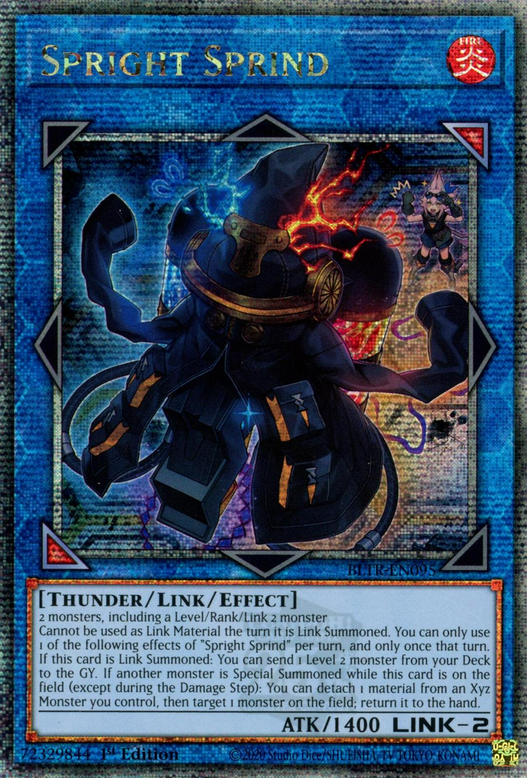 Spright Sprind [Quarter Century Secret Rare] BLTR-EN095