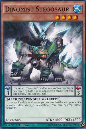 Dinomist Stegosaur [1st Edition] BOSH-EN024
