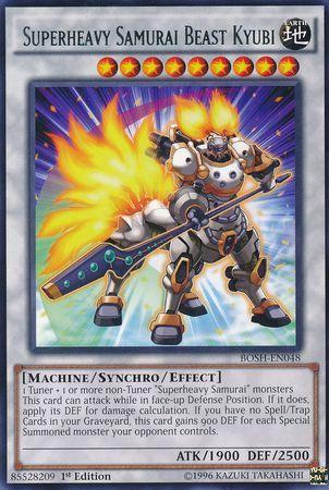 Superheavy Samurai Beast Kyubi [1st Edition] BOSH-EN048
