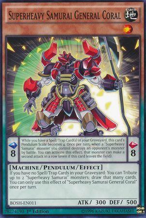 Superheavy Samurai General Coral [1st Edition] BOSH-EN011