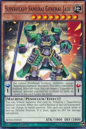 Superheavy Samurai General Jade [1st Edition] BOSH-EN010