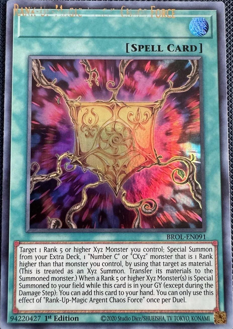 Rank-Up-Magic Argent Chaos Force [Misprint] BROL-EN091