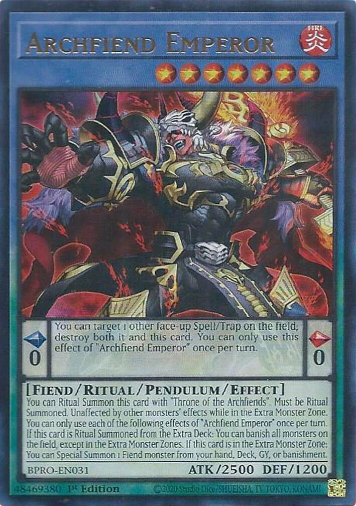 Archfiend Emperor BPRO-EN031