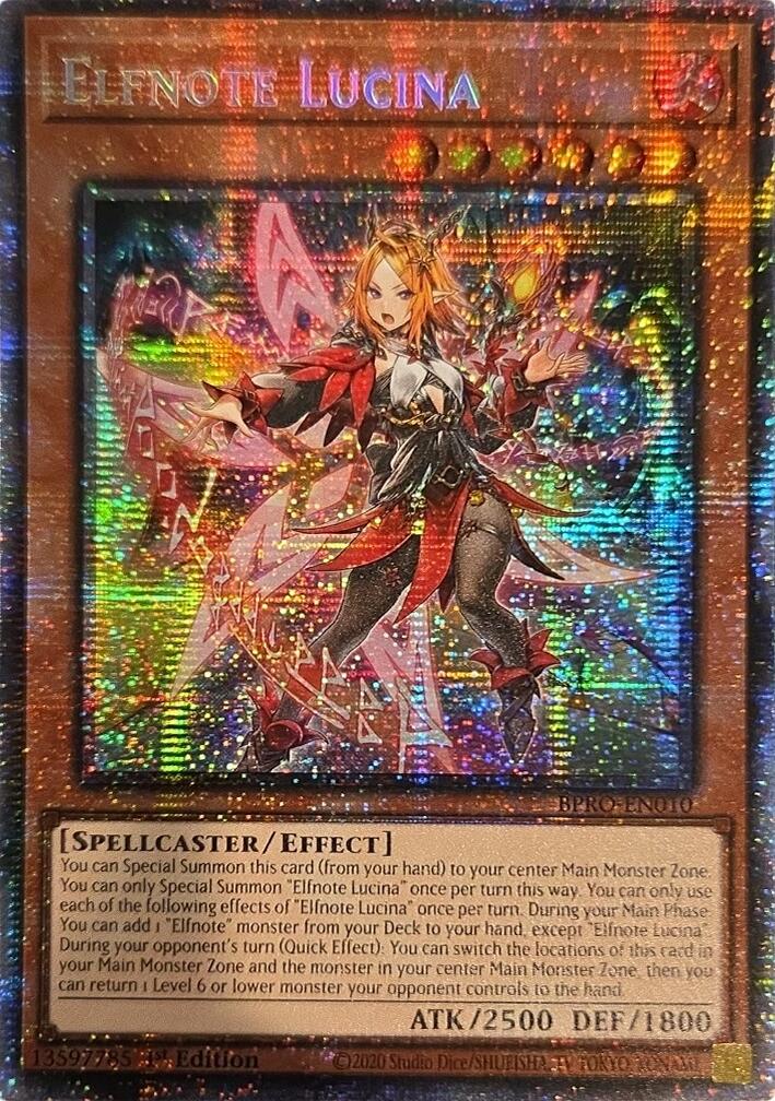 Elfnote Lucina [Starlight Rare] BPRO-EN010