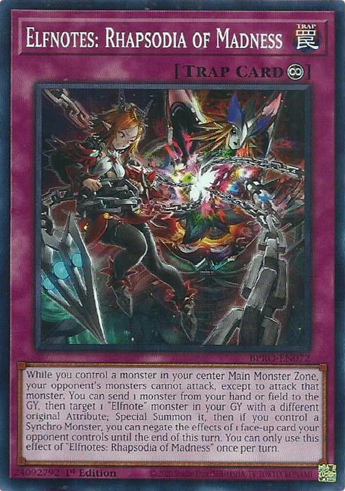 Elfnotes: Rhapsodia of Madness BPRO-EN072