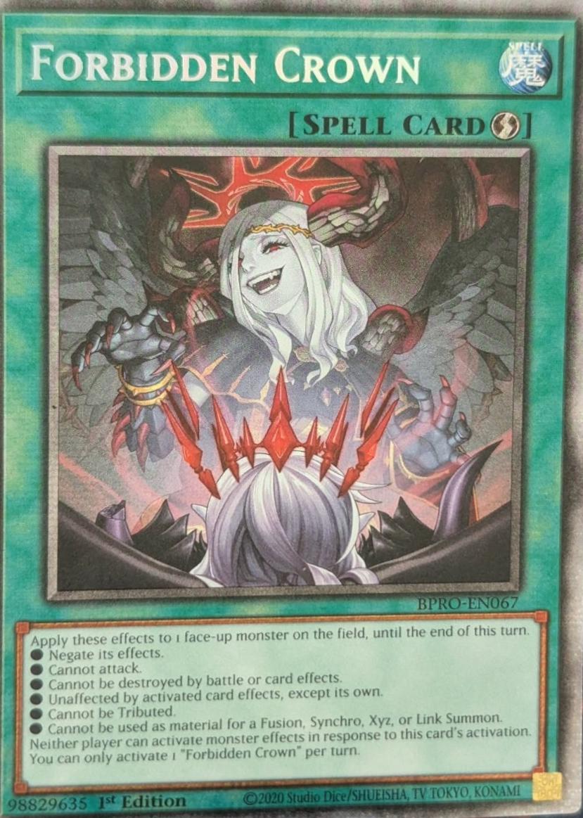 Forbidden Crown [Starlight Rare] BPRO-EN067