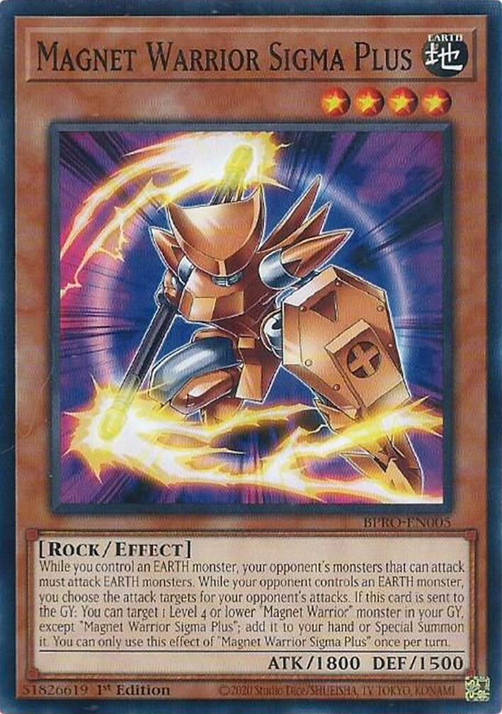 Magnet Warrior Sigma Plus BPRO-EN005