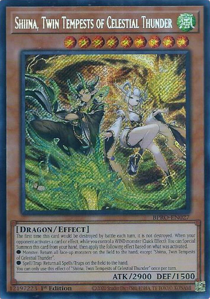 Shiina, Twin Tempests of Celestial Thunder BPRO-EN027