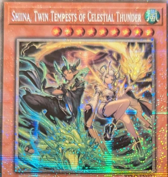 Shiina, Twin Tempests of Celestial Thunder [Starlight Rare] BPRO-EN027