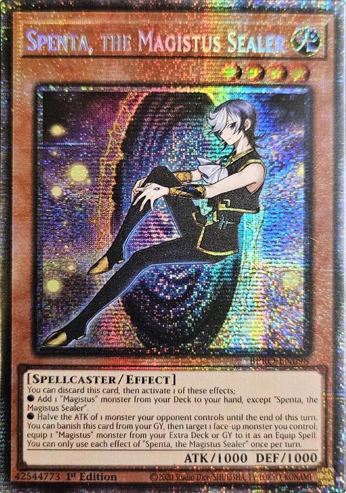 Spenta, the Magistus Sealer [Starlight Rare] BPRO-EN098