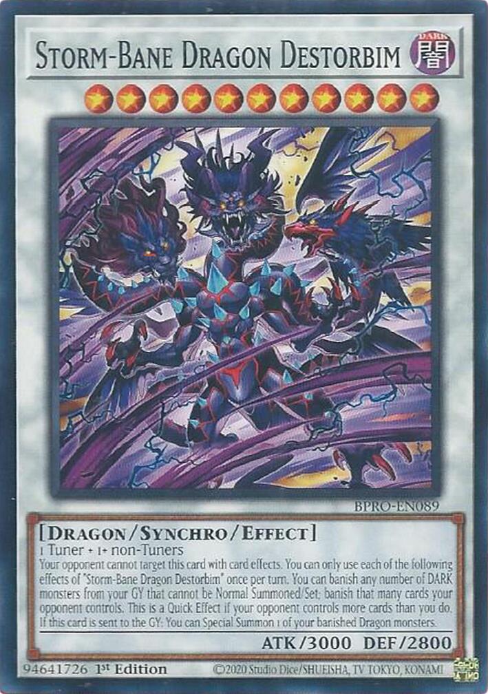 Storm-Bane Dragon Destorbim BPRO-EN089