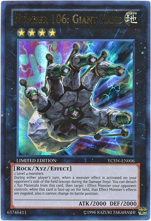 Number 106: Giant Hand [Ultra Rare] YCSW-EN006