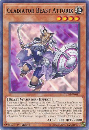 Gladiator Beast Attorix [1st Edition] CHIM-EN012