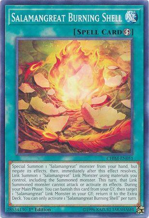 Salamangreat Burning Shell [1st Edition] CHIM-EN051