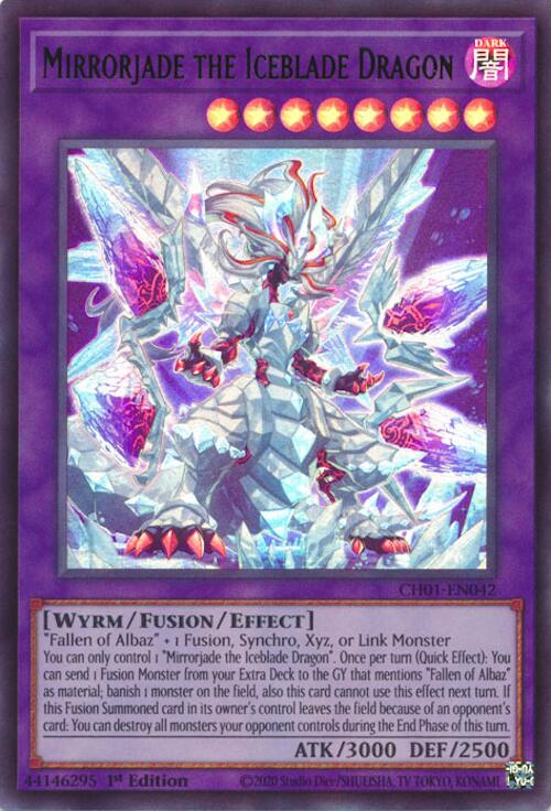 Mirrorjade the Iceblade Dragon CH01-EN042