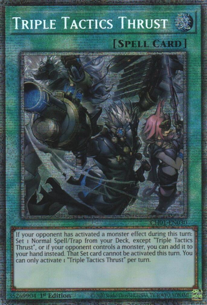 Triple Tactics Thrust [Starlight Rare] CH01-EN030