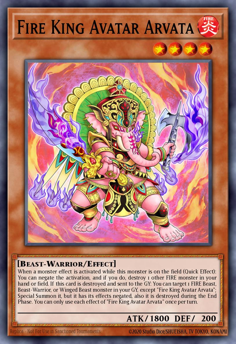 Fire King Avatar Arvata [1st Edition] CIBR-EN029