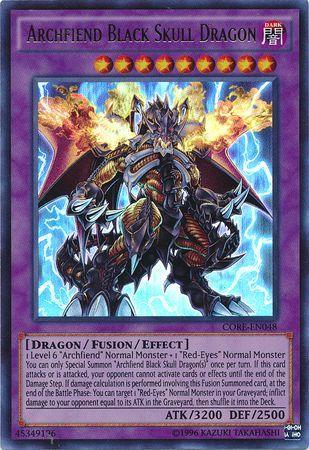 Archfiend Black Skull Dragon CORE-EN048