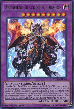 Archfiend Black Skull Dragon [1st Edition] CORE-EN048