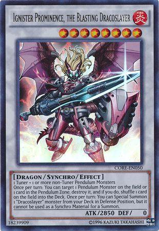 Ignister Prominence, the Blasting Dracoslayer CORE-EN050