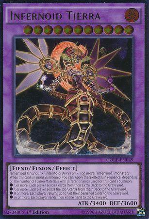 Infernoid Tierra [Ultimate Rare 1st Edition] CORE-EN049