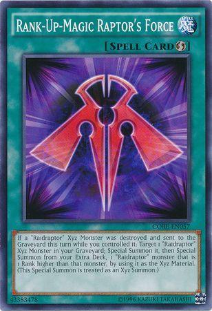 Rank-Up-Magic Raptor's Force CORE-EN057