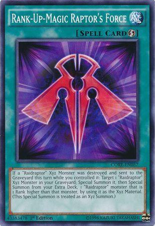Rank-Up-Magic Raptor's Force [1st Edition] CORE-EN057
