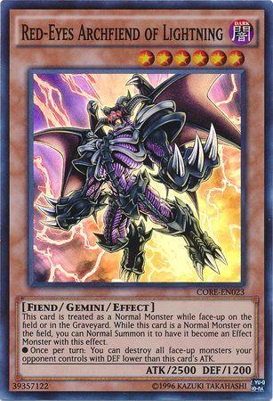 Red-Eyes Archfiend of Lightning CORE-EN023
