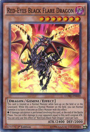 Red-Eyes Black Flare Dragon [1st Edition] CORE-EN020