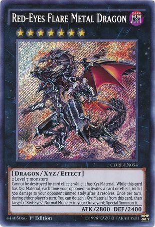 Red-Eyes Flare Metal Dragon [1st Edition] CORE-EN054