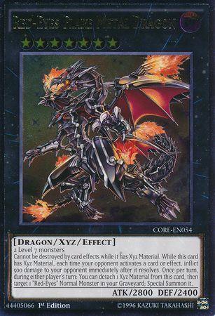 Red-Eyes Flare Metal Dragon [Ultimate Rare 1st Edition] CORE-EN054