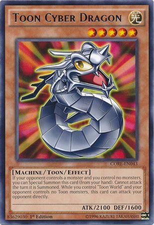 Toon Cyber Dragon [1st Edition] CORE-EN043
