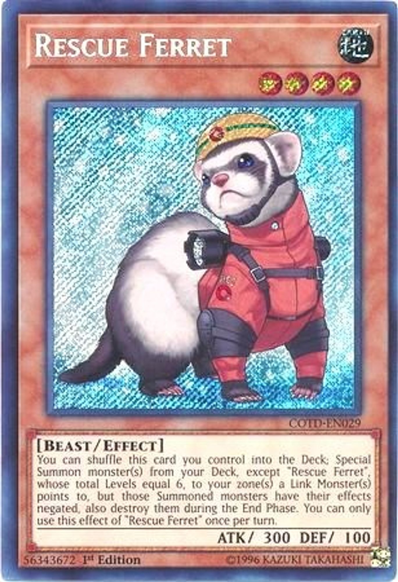 Rescue Ferret COTD-EN029
