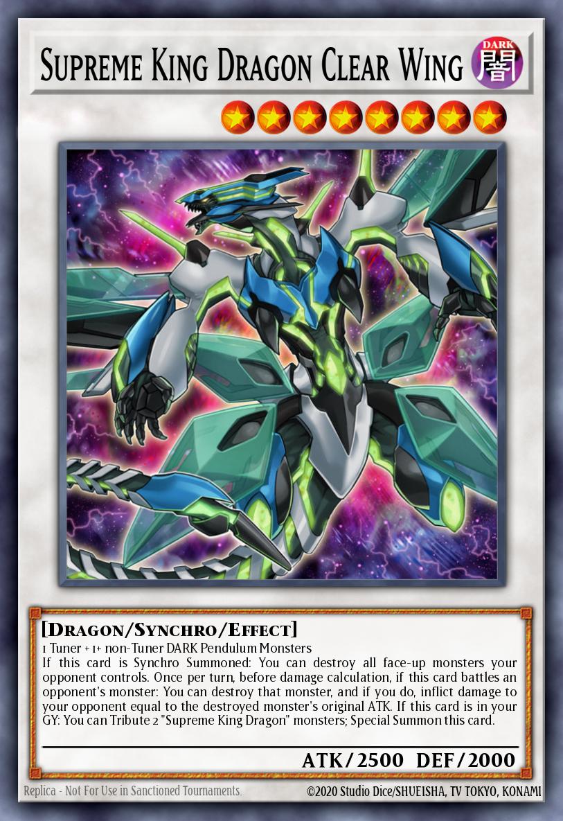 Supreme King Dragon Clear Wing [1st Edition] COTD-EN039