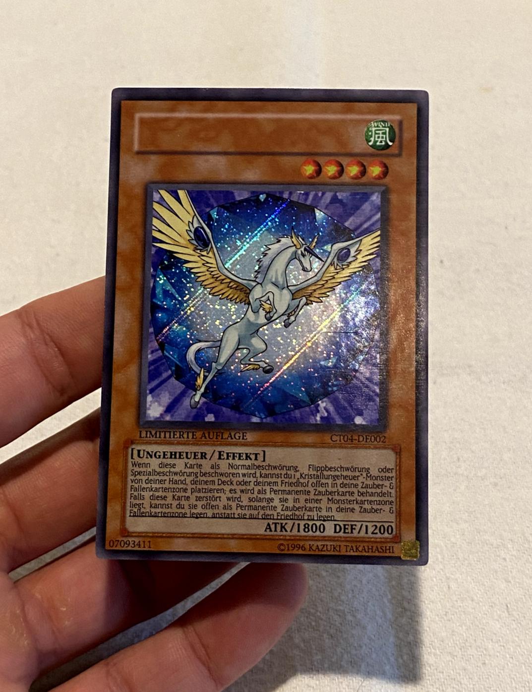 Crystal Beast Sapphire Pegasus [Misprint] CT04-EN002