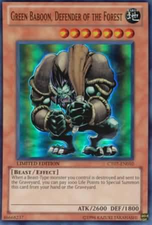 Green Baboon, Defender of the Forest CT07-EN010