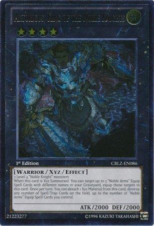 Artorigus, King of the Noble Knights [Ultimate Rare 1st Edition] CBLZ-EN086